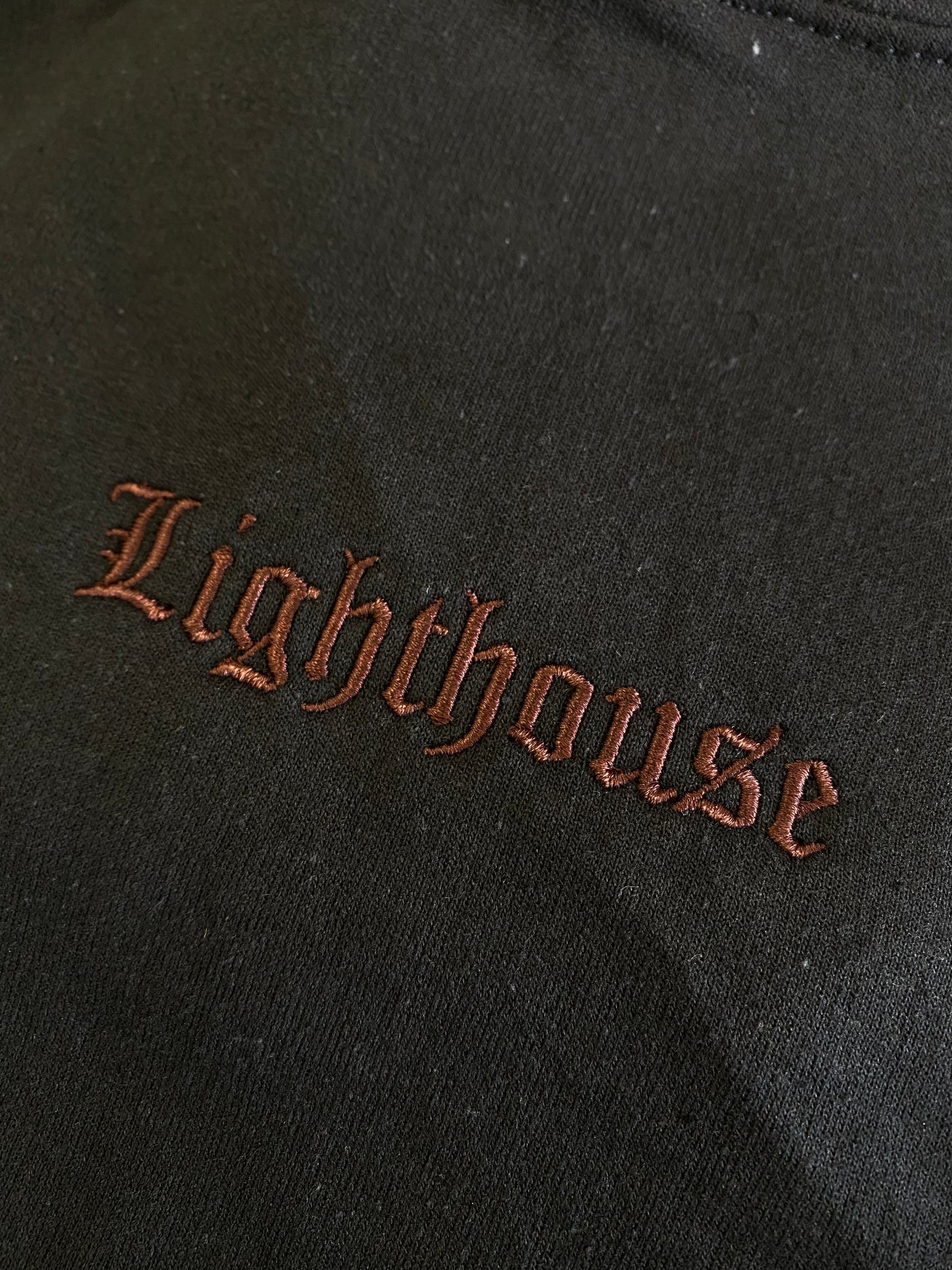 Lighthouse Old English Crewneck