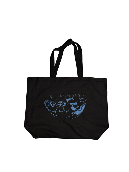 Lighthouse Looking Glass Tote Bag