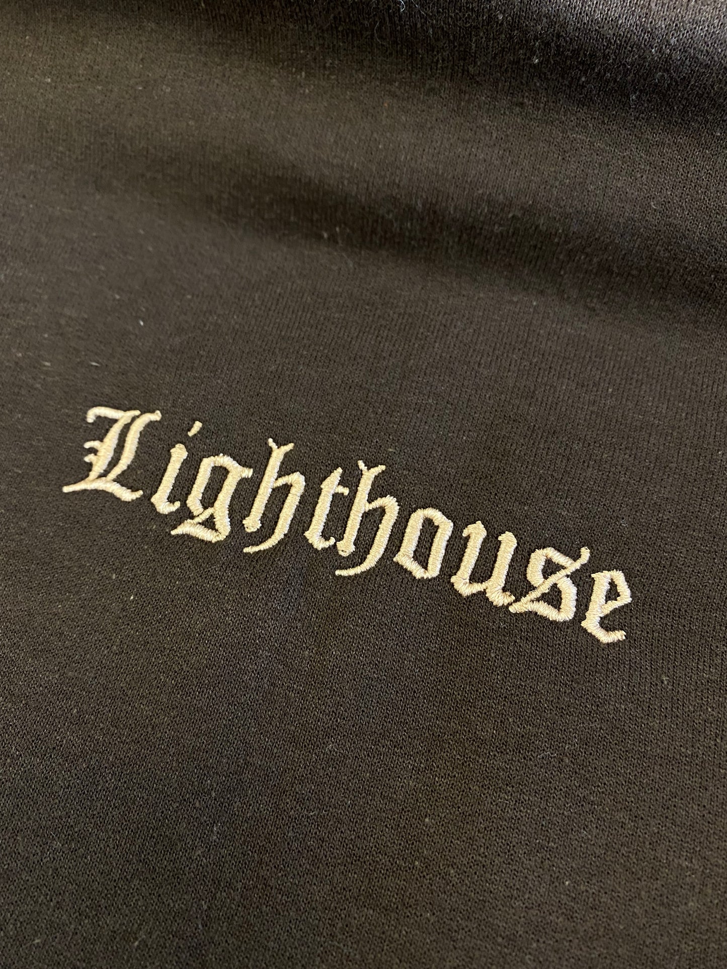 Lighthouse Old English Crewneck