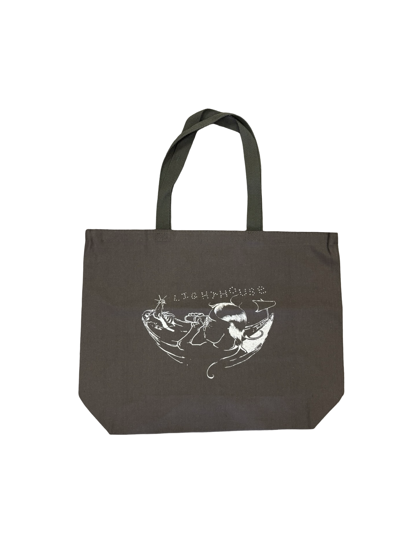 Lighthouse Looking Glass Tote Bag