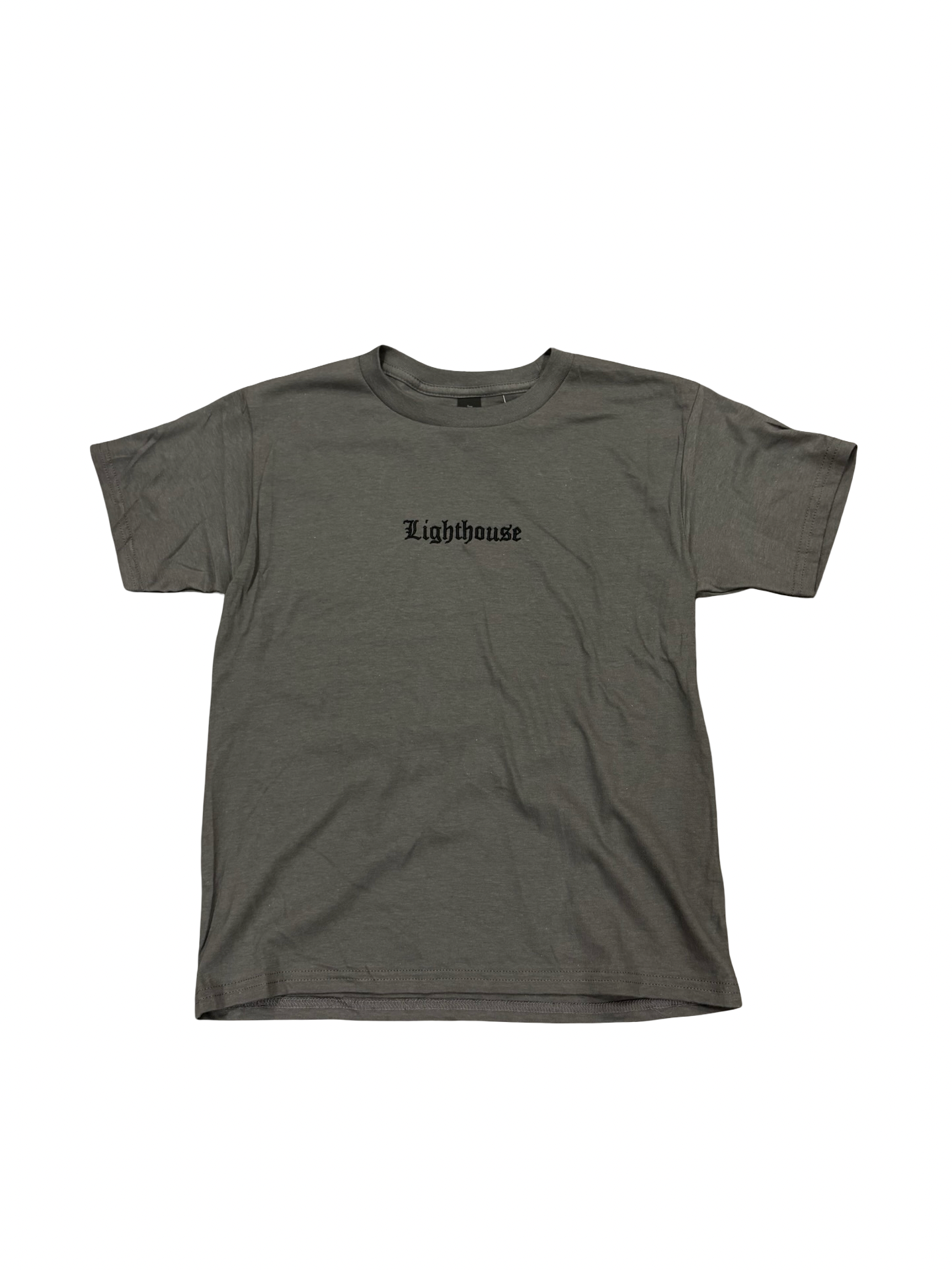 Lighthouse Old English Youth T Shirt