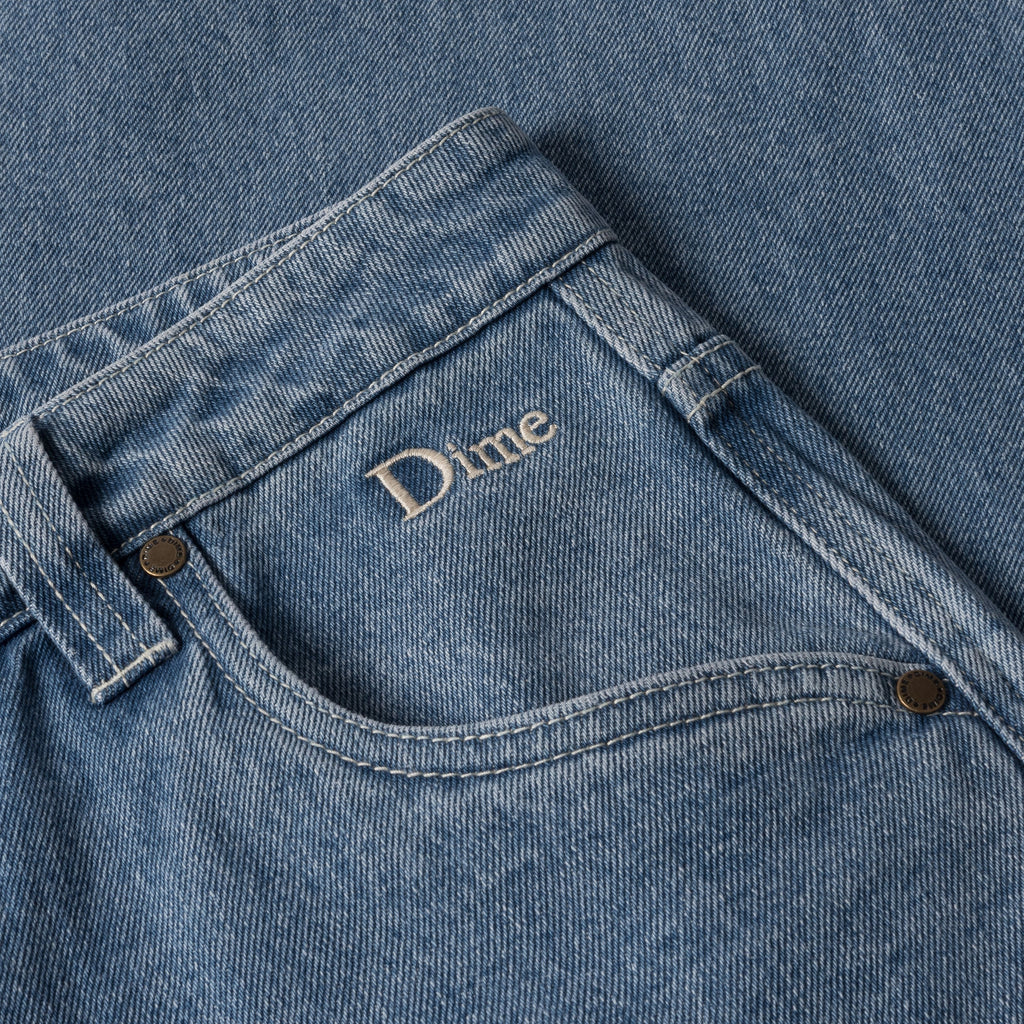 Dime Baggy Denim Pant Blue Washed