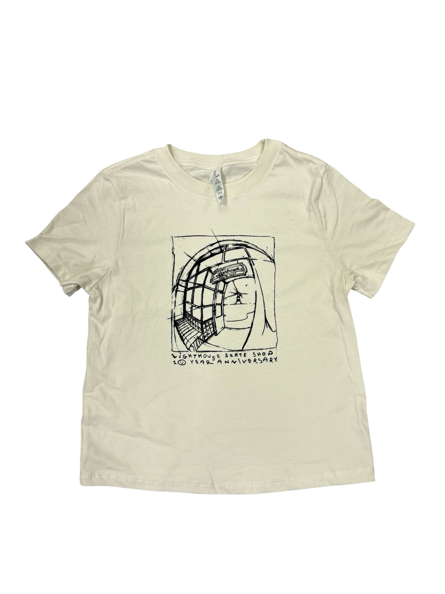 Lighthouse 10 Year Womens Crop Shirt
