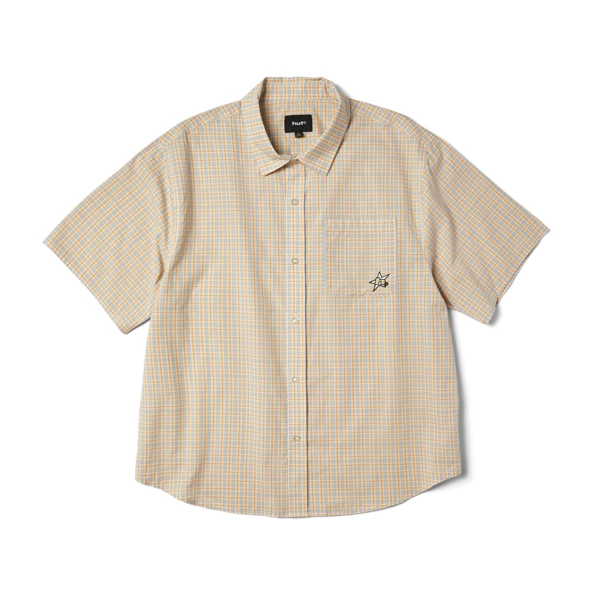 Huf H STAR SS PLAID SHIRT