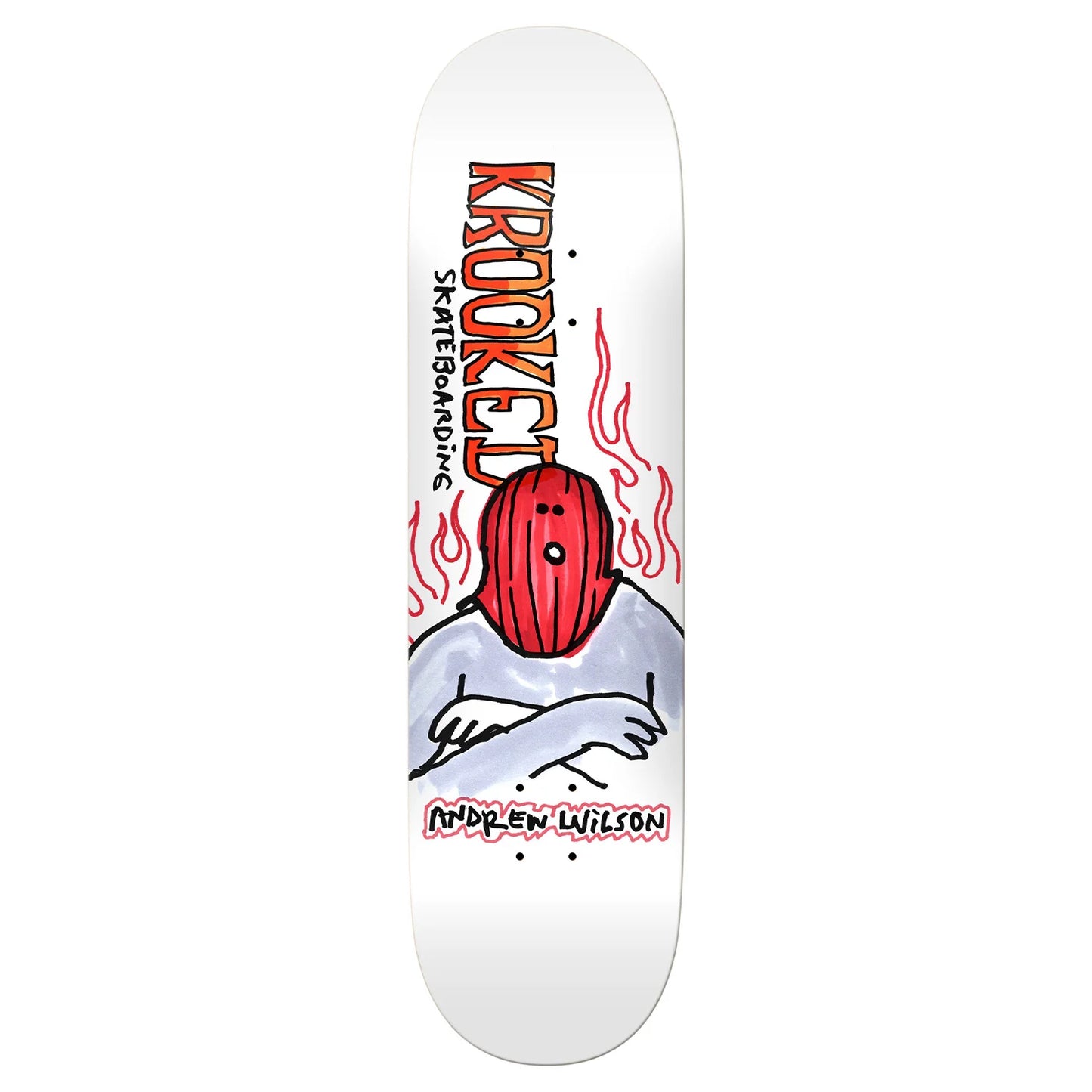 Krooked Fire Mask 8.75 Deck