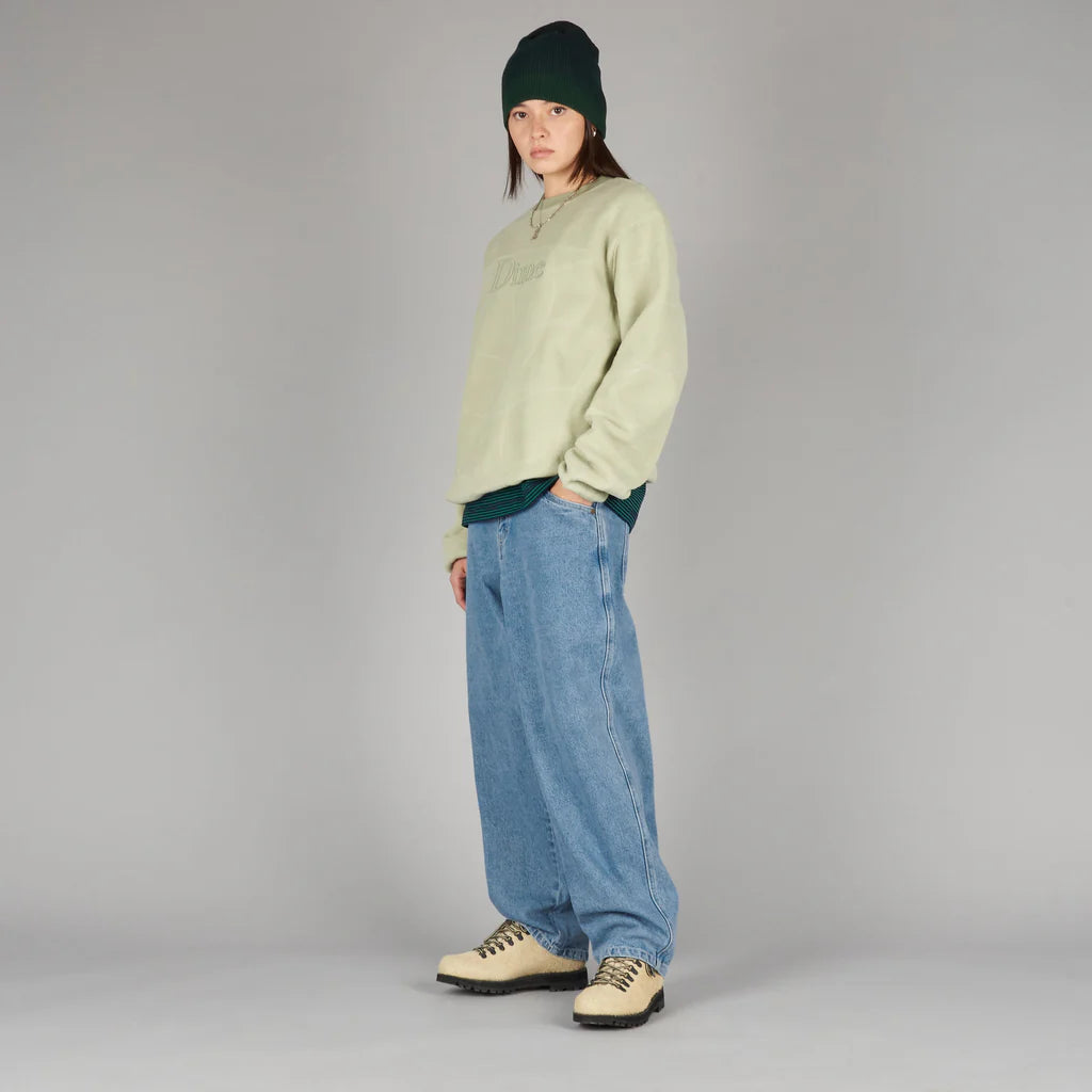 Dime Baggy Denim Pant Blue Washed