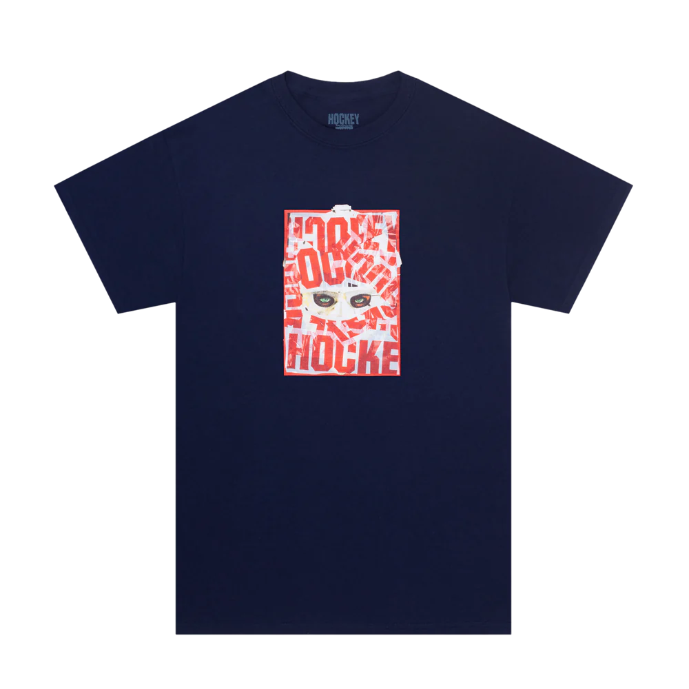Hockey War All Over Tee Navy