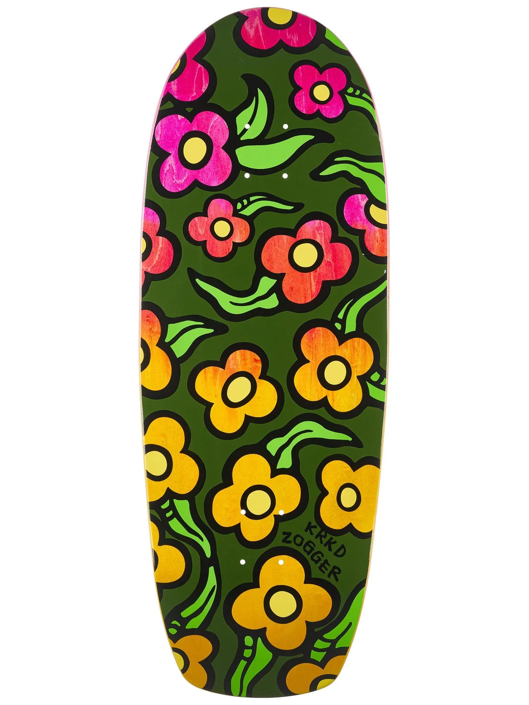 Krooked Wildflowers Zig Zogger Deck 10.75