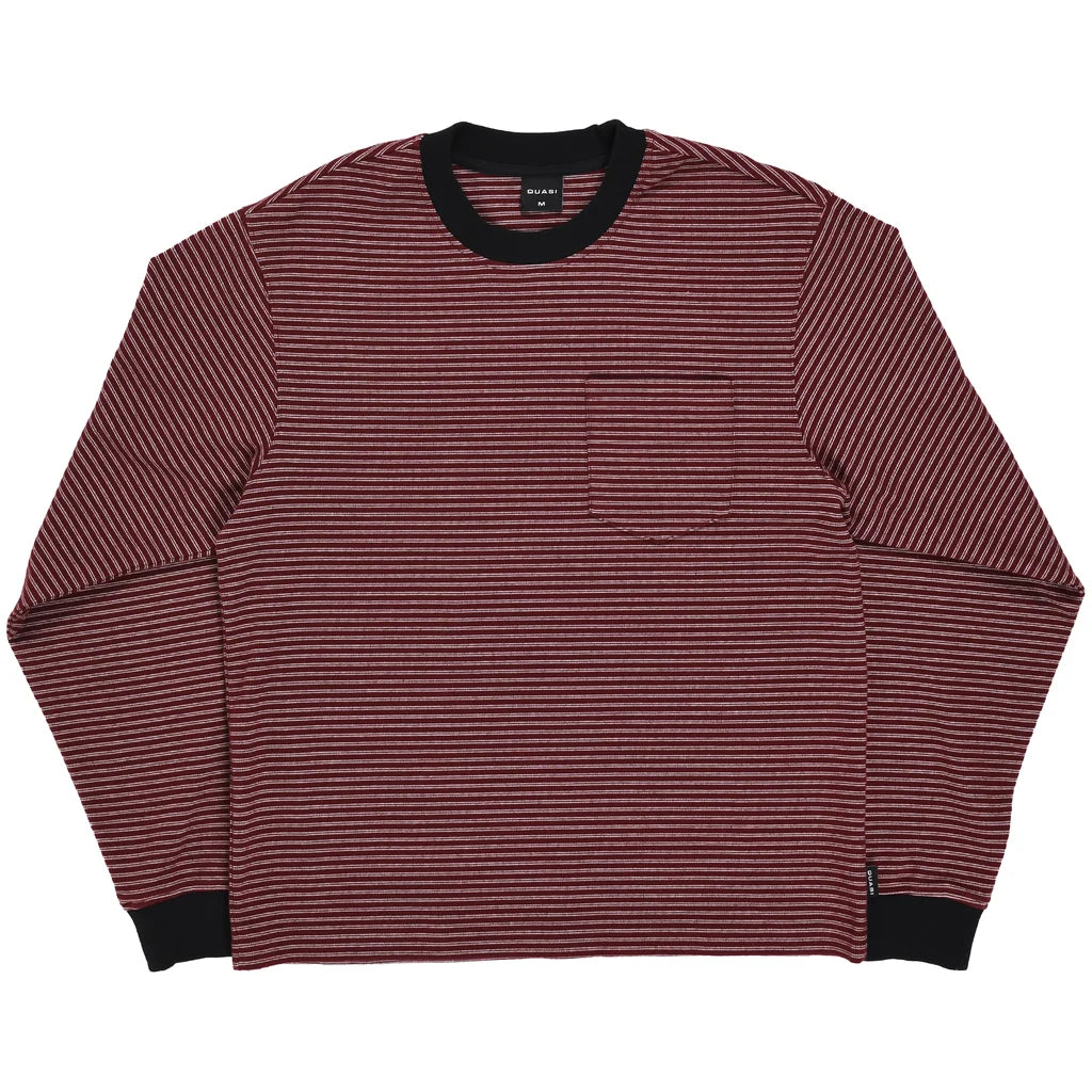 Quasi Linescreen Long Sleeve Pocket Tee