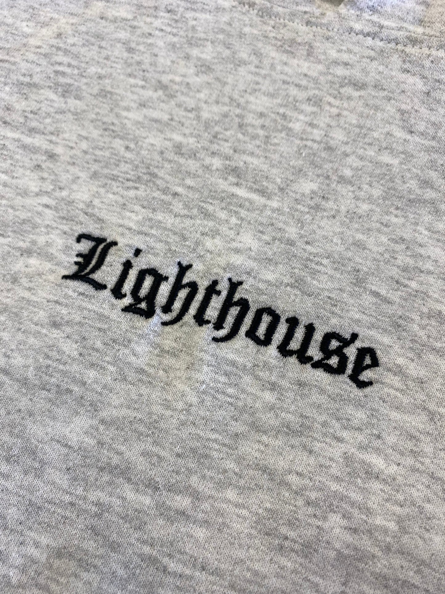 Lighthouse Old English Hoodie