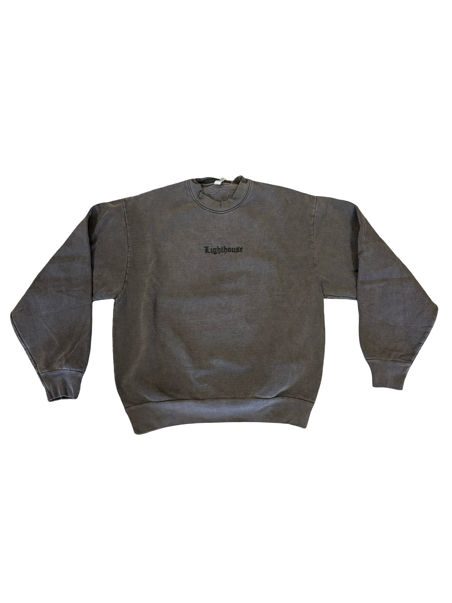 Sudadera con capucha con faro bordado