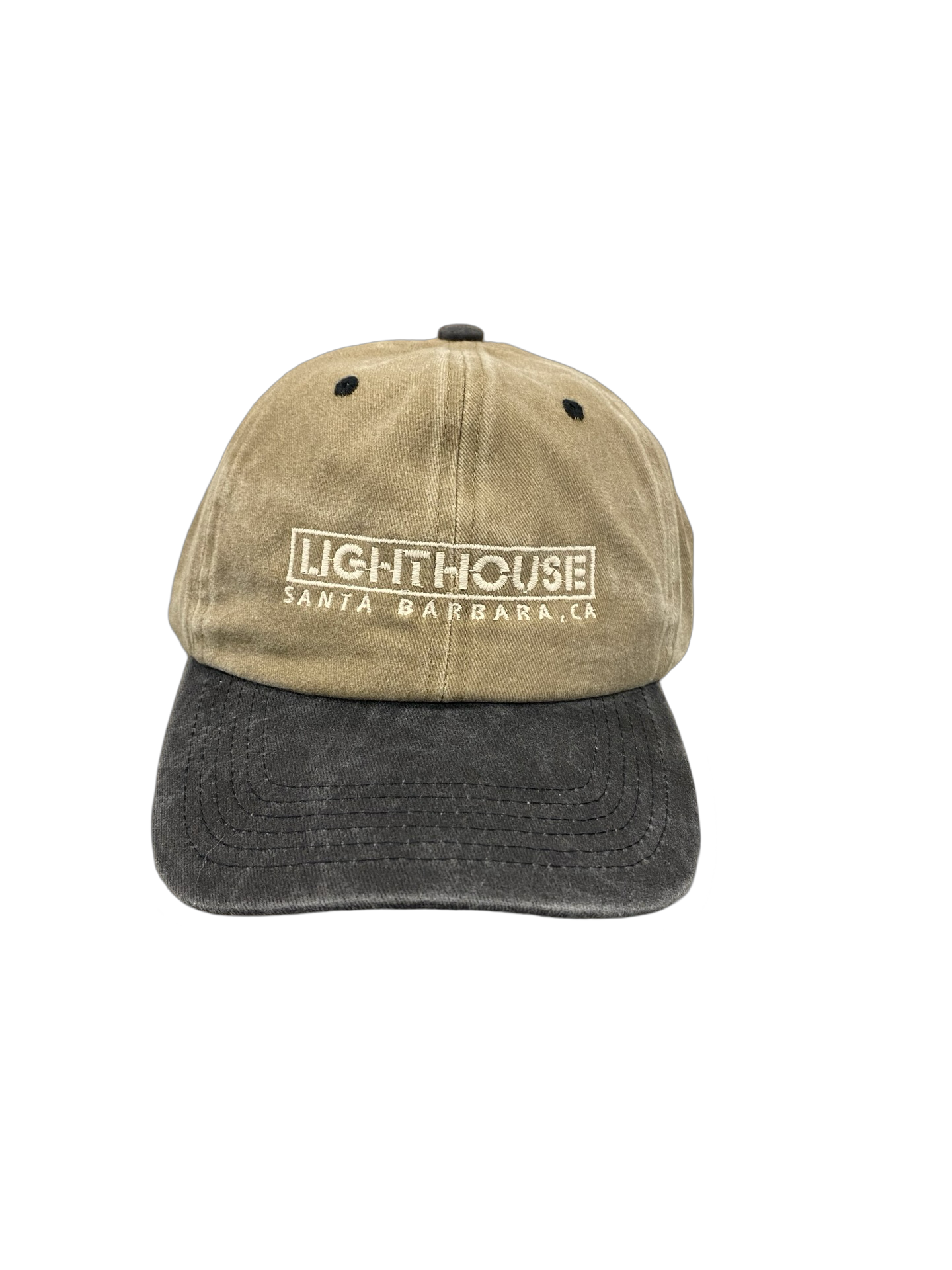 Lighthouse SB CA Hat Washed Khaki/Black