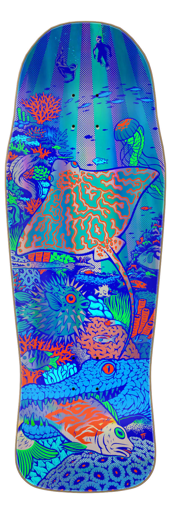 Santa Cruz Winkowski Aquatic Shaped Deck 10.34