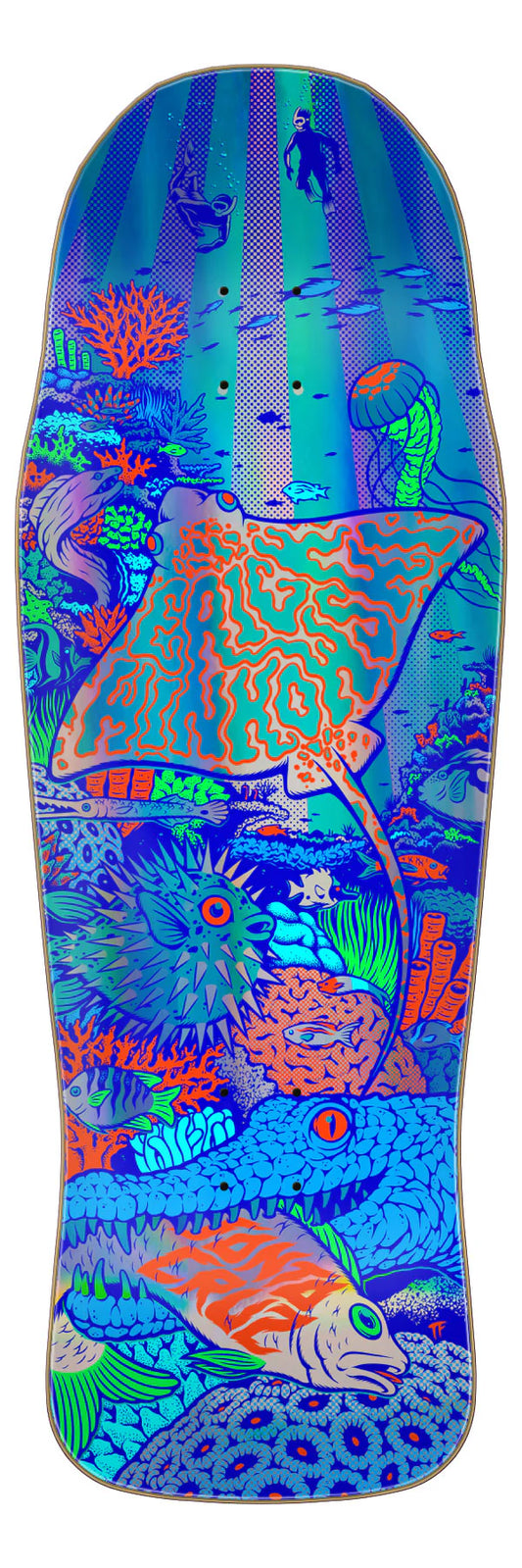 Santa Cruz Winkowski Aquatic Shaped Deck 10.34