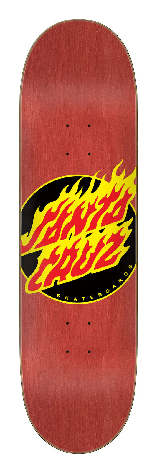 7.25in Flame Dot Santa Cruz Kids Skateboard Deck