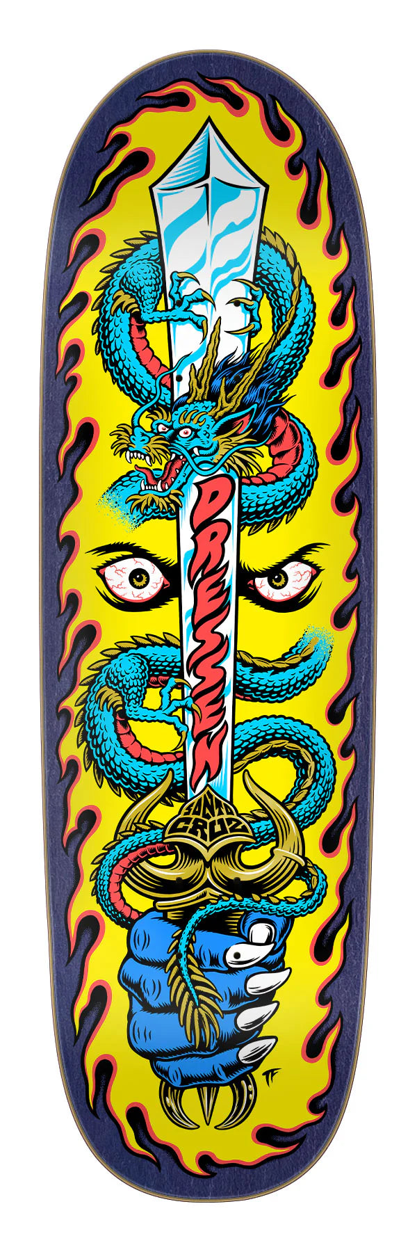 Santa Cruz Dresden Sword Pro Shaped 9.25 Deck