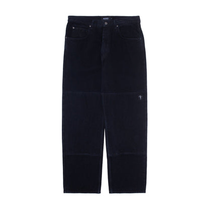 Hockey Double Knee Black Jeans
