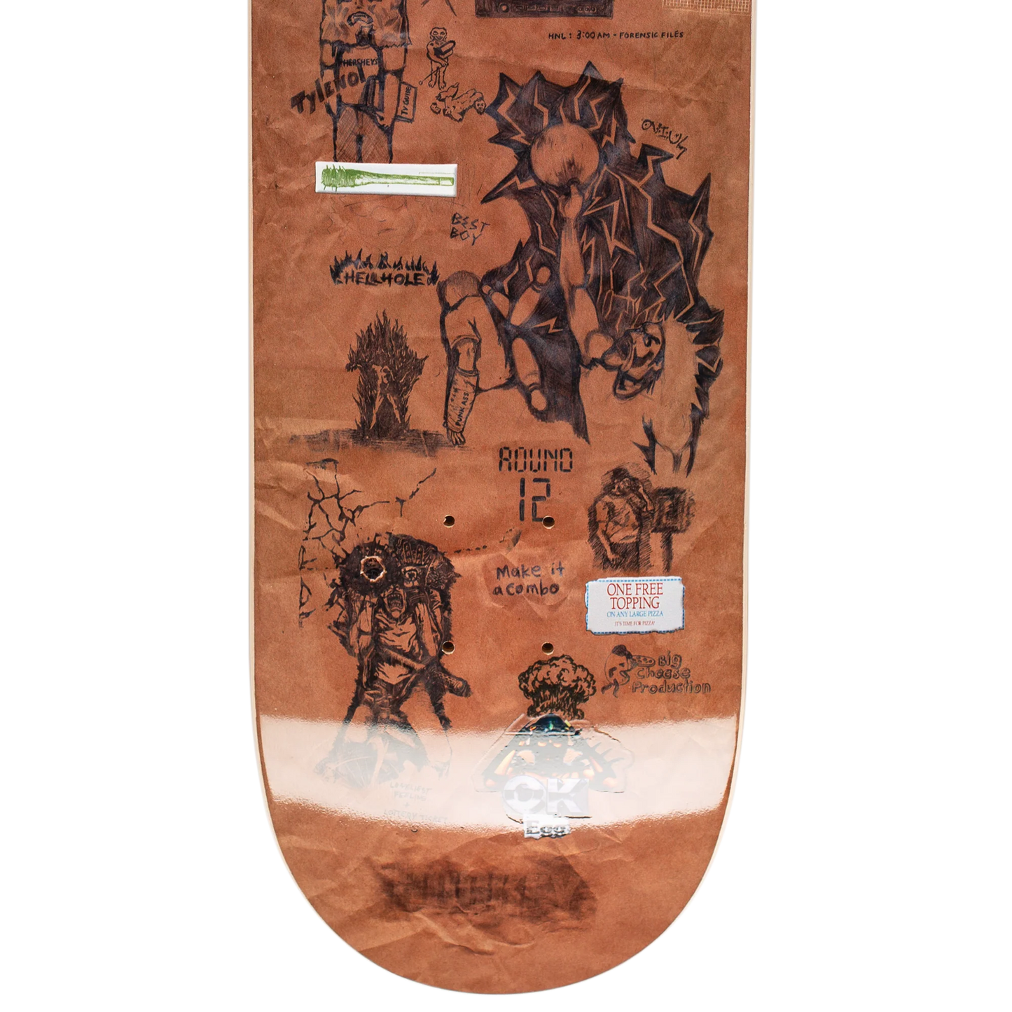 Hockey Paper Cover Diego Todd Shape 2 Deck