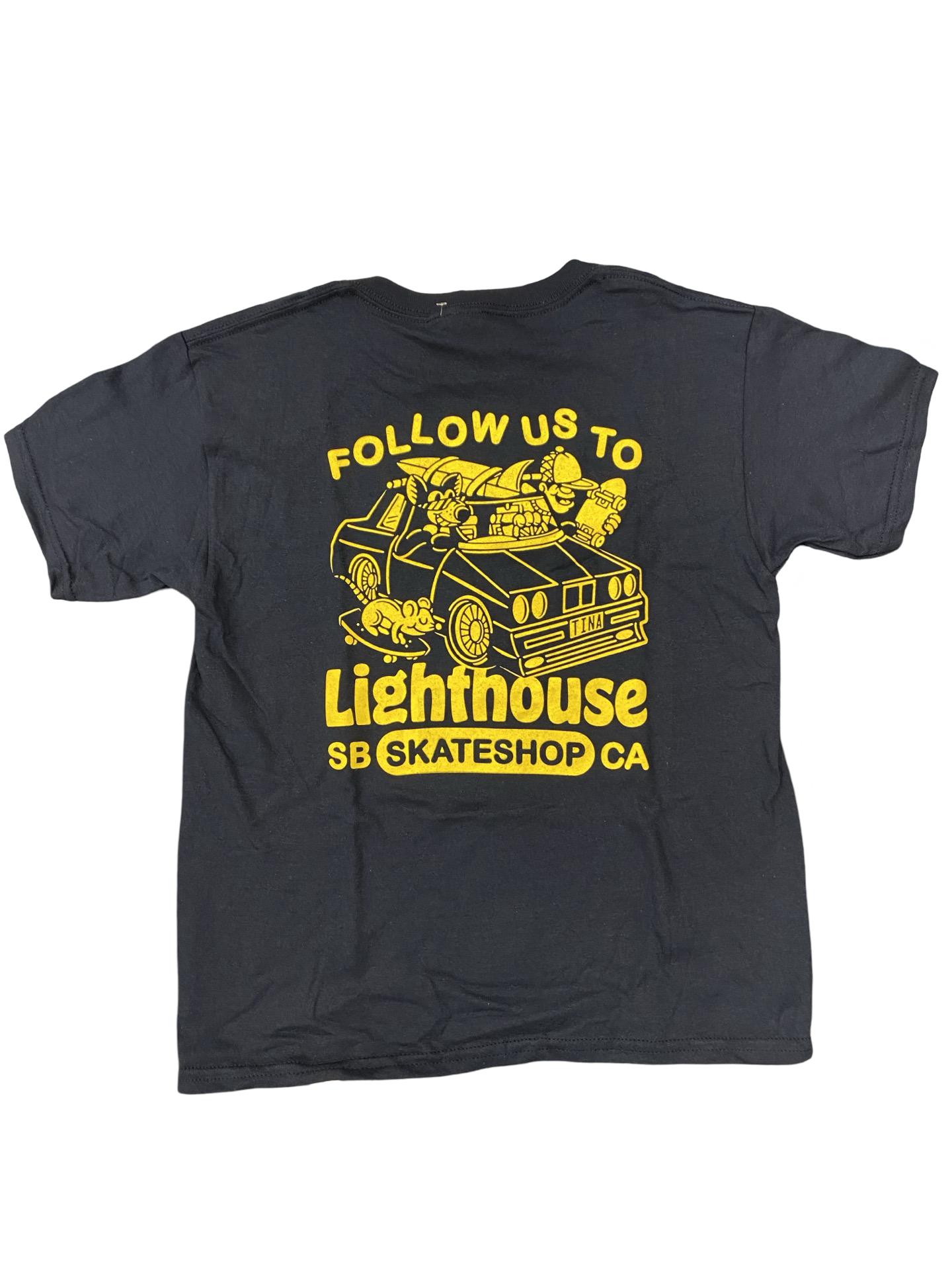 Lighthouse Follow Us T Shirt Youth