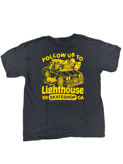 Lighthouse Follow Us T Shirt Youth