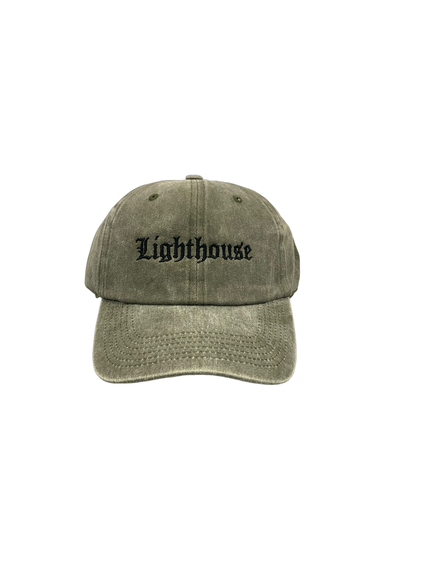 Lighthouse Old English Hat Washed Olive