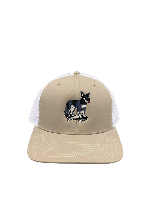 Lighthouse Tina Trucker Hat Tan/White