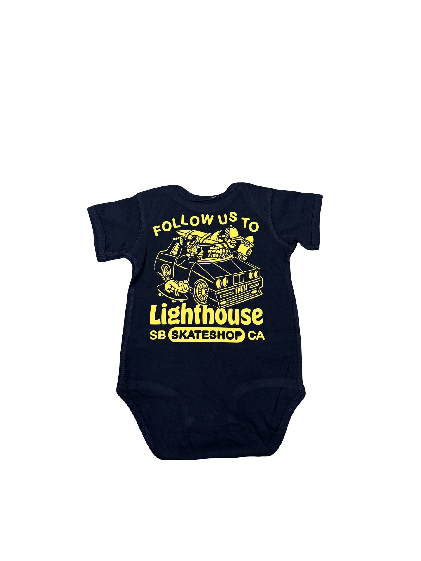 Lighthouse Follow Us Onesie