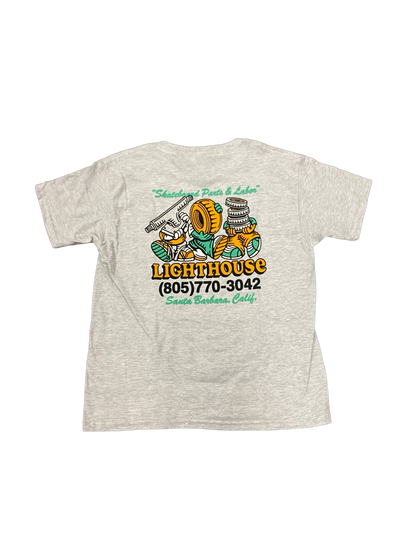 Lighthouse Parts and Labor T Shirt Youth