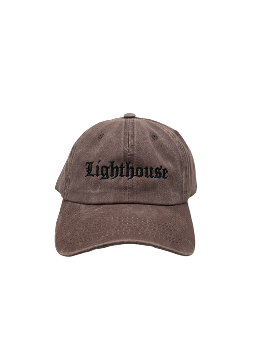 Lighthouse Old English Hat Washed Brown