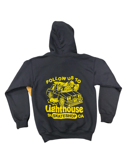 Lighthouse Follow Us Hoodie Youth