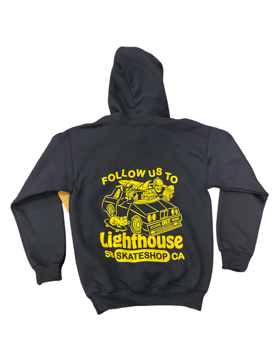 Lighthouse Follow Us Hoodie Youth