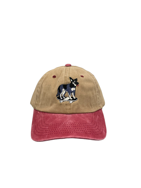 Lighthouse Tina Hat Washed Khaki/Red