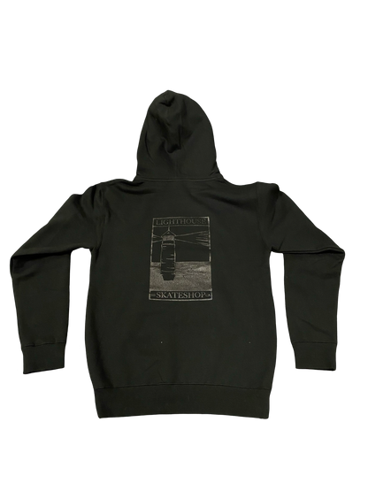 Lighthouse Linocut Heavyweight Hoodie