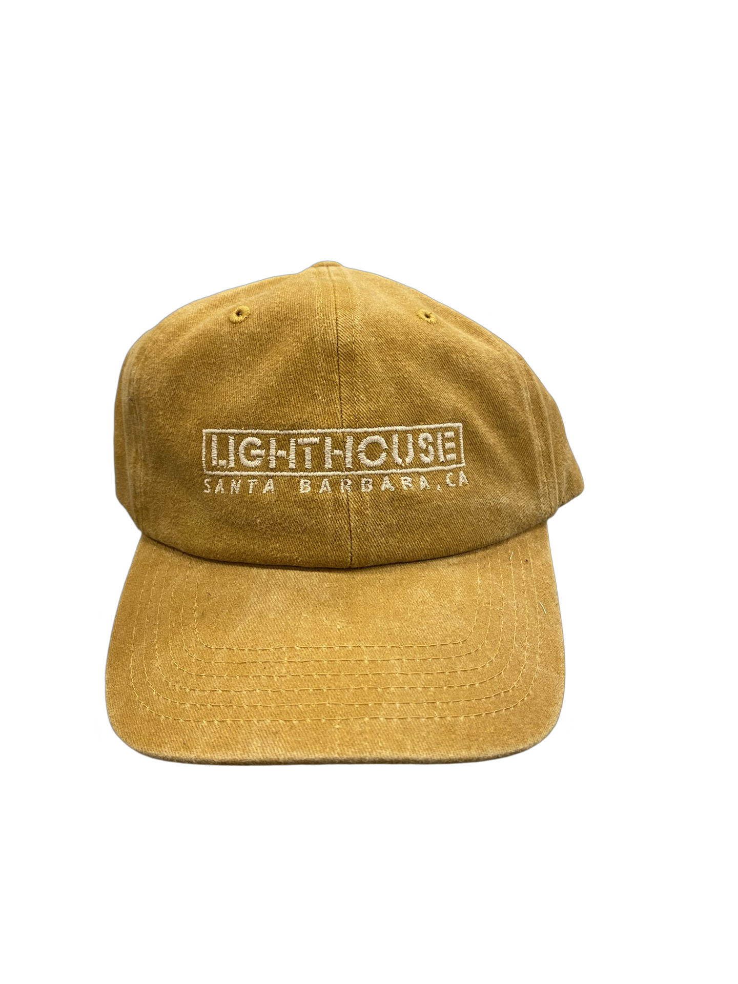 Lighthouse SB CA Hat Washed Gold