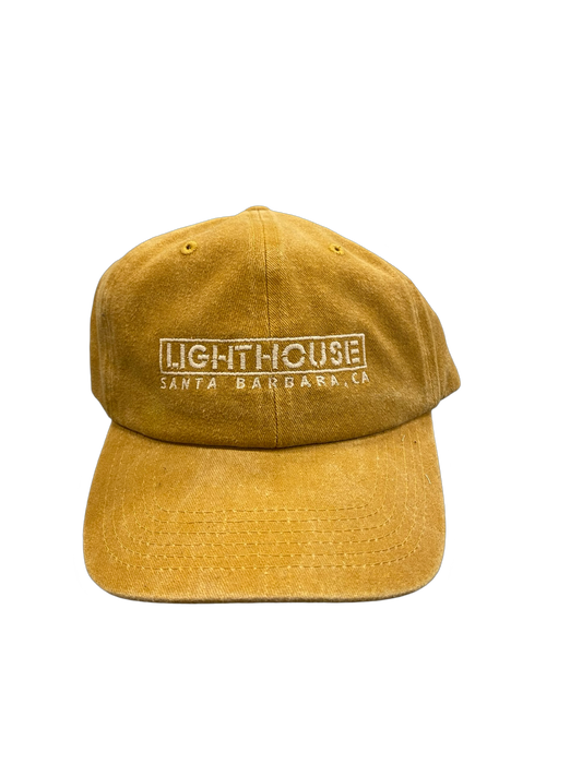 Lighthouse SB CA Hat Washed Gold