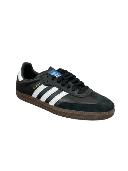 adidas Unisex Samba OG Sneakers - Black/White/Gum M11/W12:- M11/W12, Black/White/Gum adidas Unisex Samba OG Sneakers - Black/White/Gum M11/W12:- M11/W12, Black/White/Gum