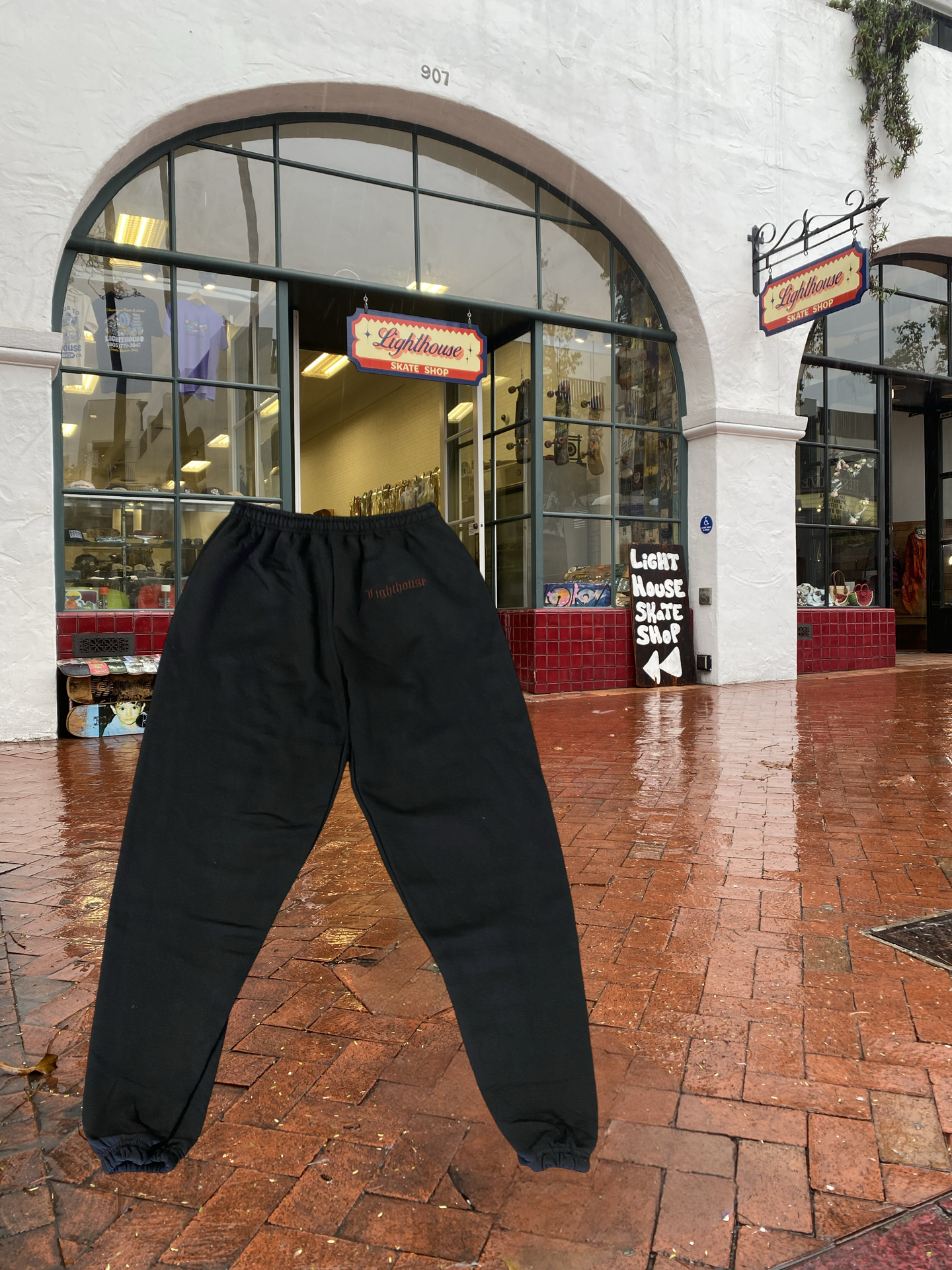 Lighthouse Embroidered Sweatpants