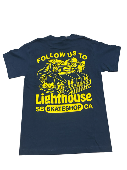 Lighthouse Follow Us T Shirt