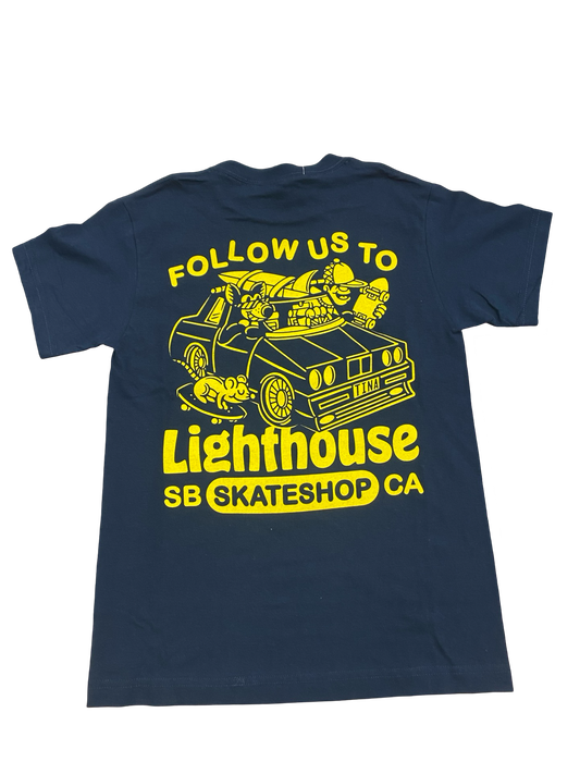 Lighthouse Follow Us T Shirt