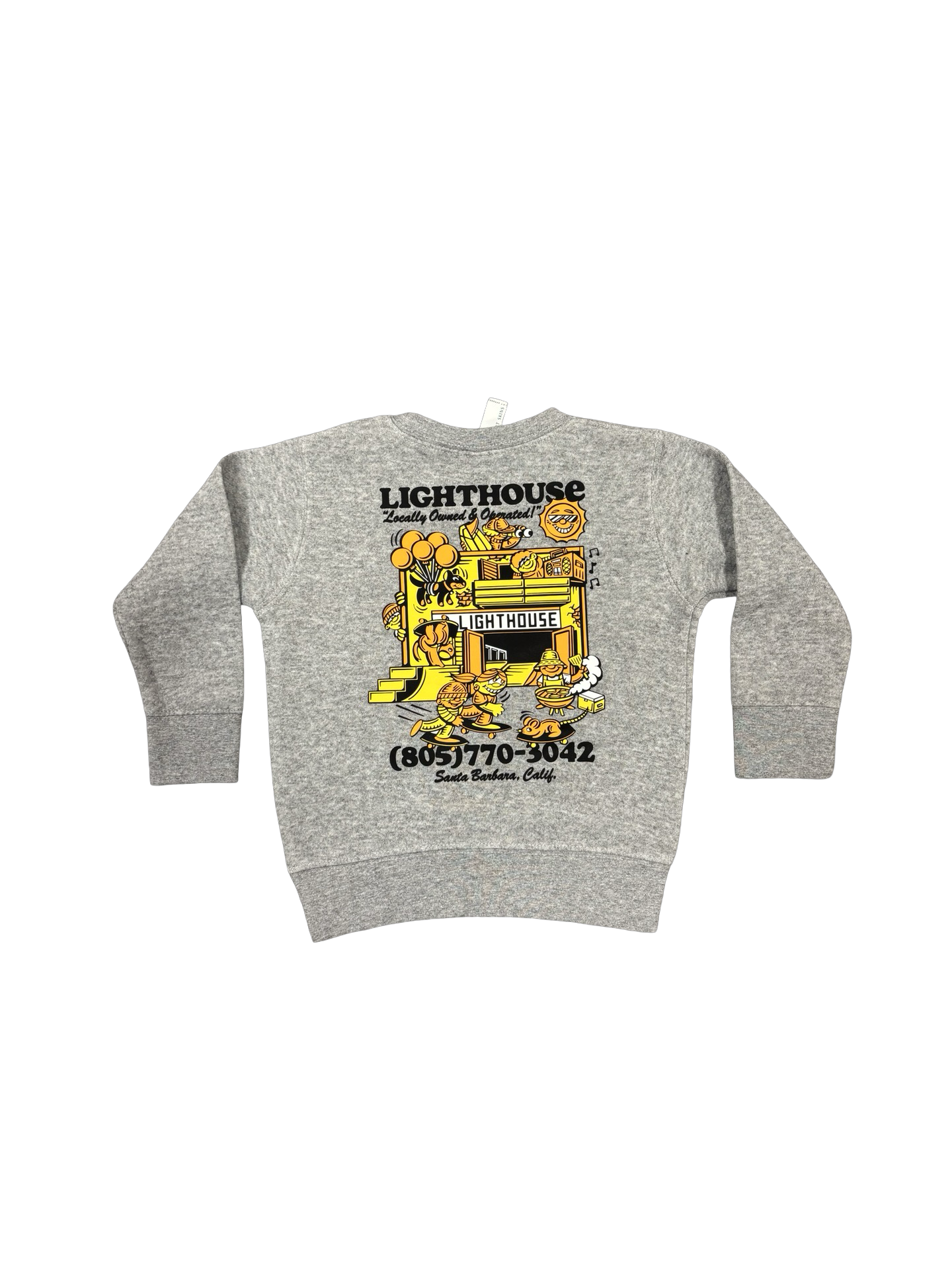 Lighthouse Store Front 2.0 Toddler Crewneck