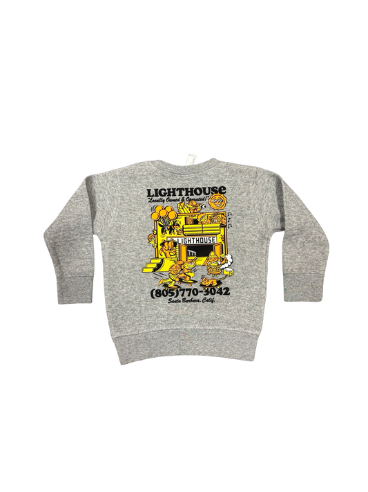 Lighthouse Store Front 2.0 Toddler Crewneck