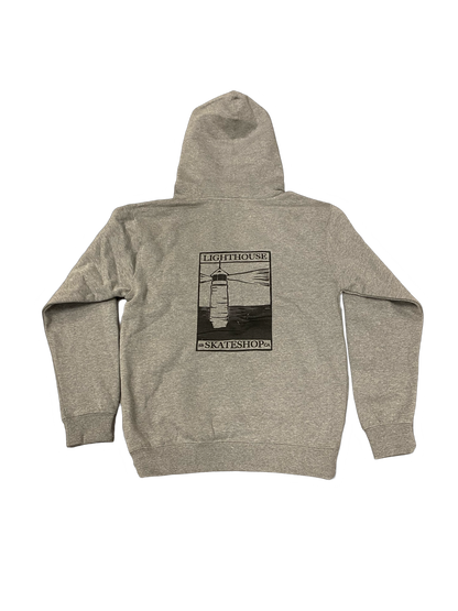 Lighthouse Linocut Heavyweight Hoodie