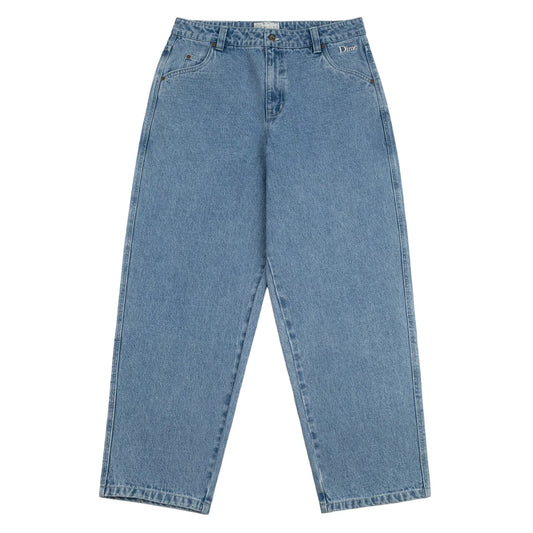 Dime Baggy Denim Pant Blue Washed