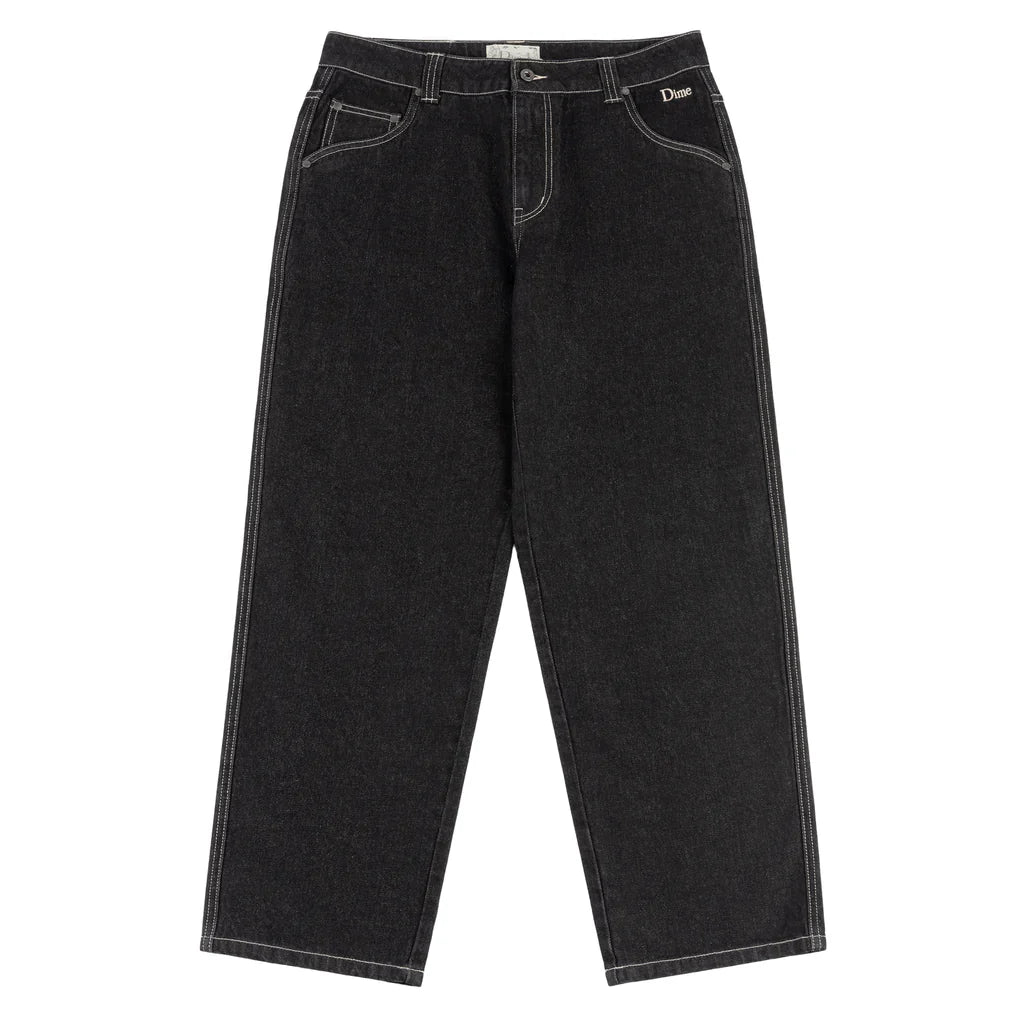 Dime Classic Relaxed Denim Pants Black Washed