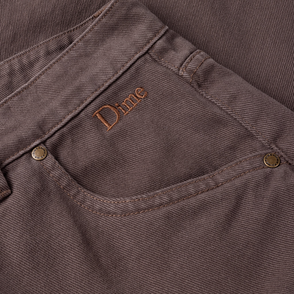 Dime Classic Baggy Denim Pant Brown Washed