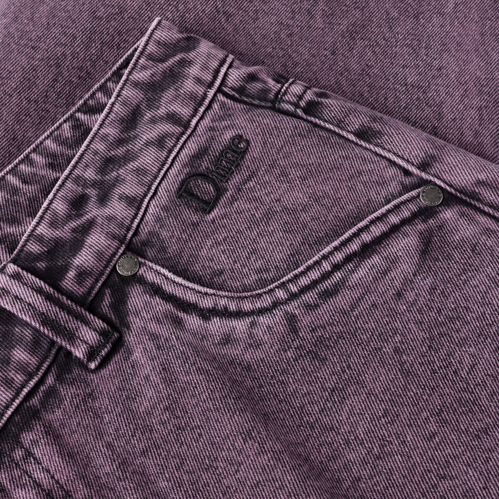 Dime Classic Relaxed Denim Pants Overdyed Plum