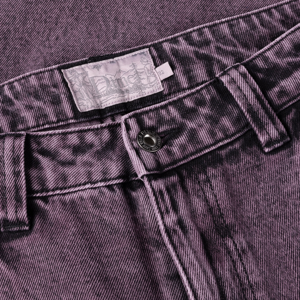 Dime Classic Relaxed Denim Pants Overdyed Plum