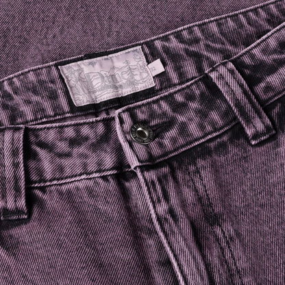 Dime Classic Relaxed Denim Pants Overdyed Plum