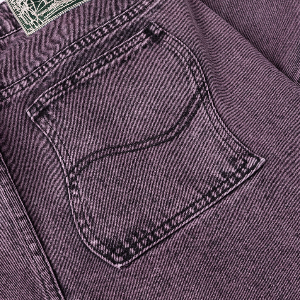 Dime Classic Relaxed Denim Pants Overdyed Plum