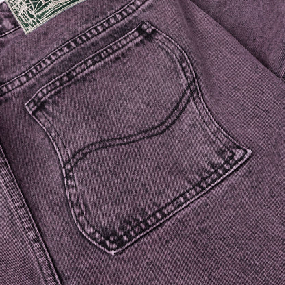 Dime Classic Relaxed Denim Pants Overdyed Plum